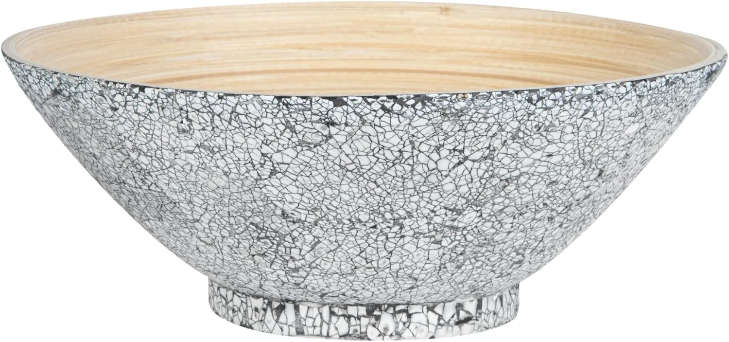 Restaurantware - Bambuddha 29 Ounce Bamboo Salad Bowl, 1 Heavy-duty Serving Bowl - Sustainable, Reusable, Gray Bamboo Bamboo Tableware, For Serving Salads, Noodles, And Pasta