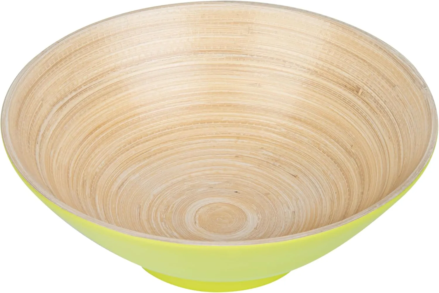 Restaurantware - Bambuddha 29 Ounce Bamboo Salad Bowl, 1 Heavy-duty Serving Bowl - Sustainable, Reusable, Green Bamboo Bamboo Tableware, For Serving Salads, Noodles, And Pasta, RWB0637G