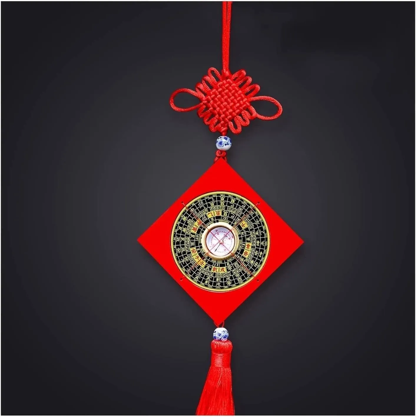 Retro Compass,Feng Shui Compass,Eight Diagrams Plate High-Precision Professional Pure Copper Comprehensive Compass Compass Compass Home Pendant Chinese Feng Shui Luo Pan (Color : A)