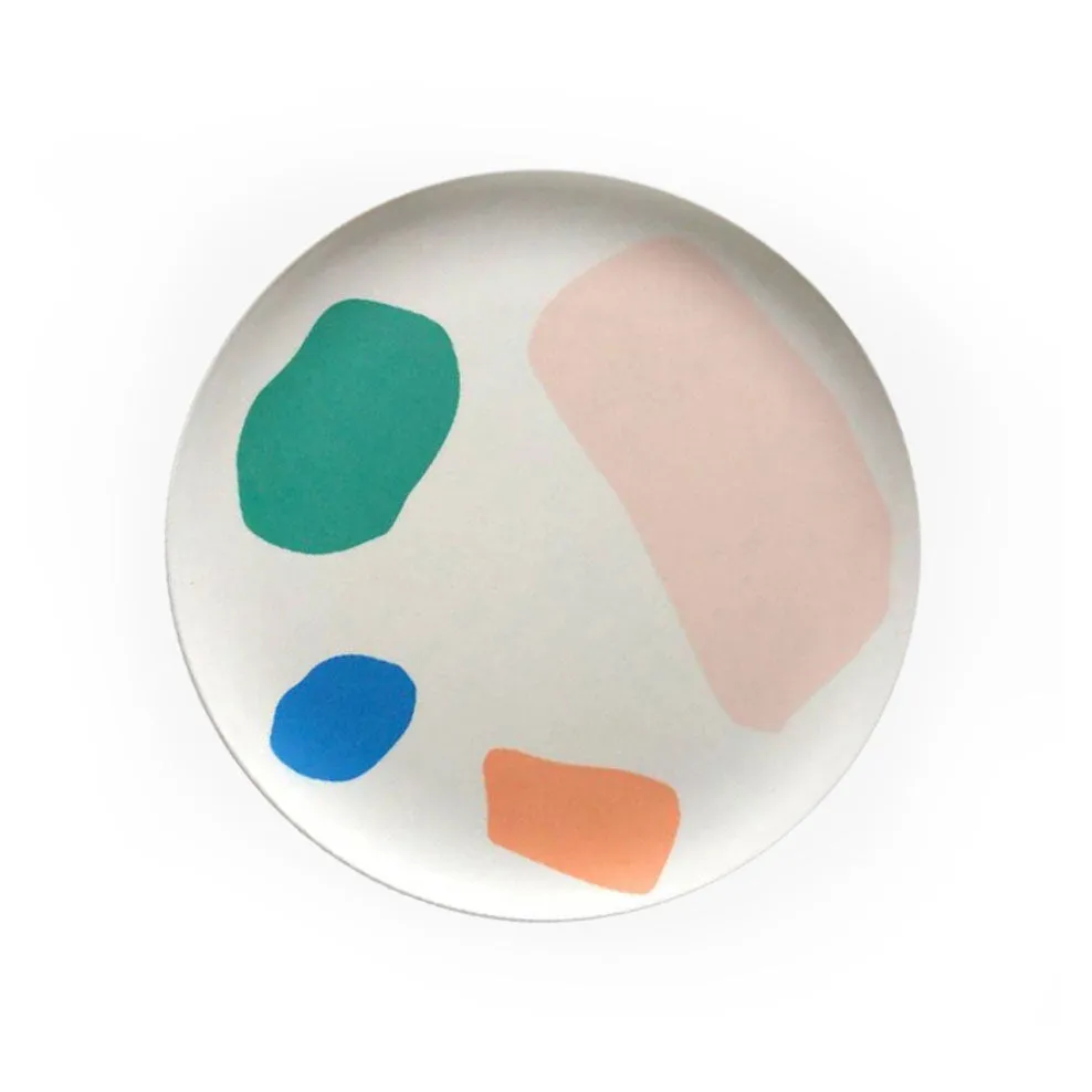 Reusable Bamboo Patterned Side Plates (Set of 4)