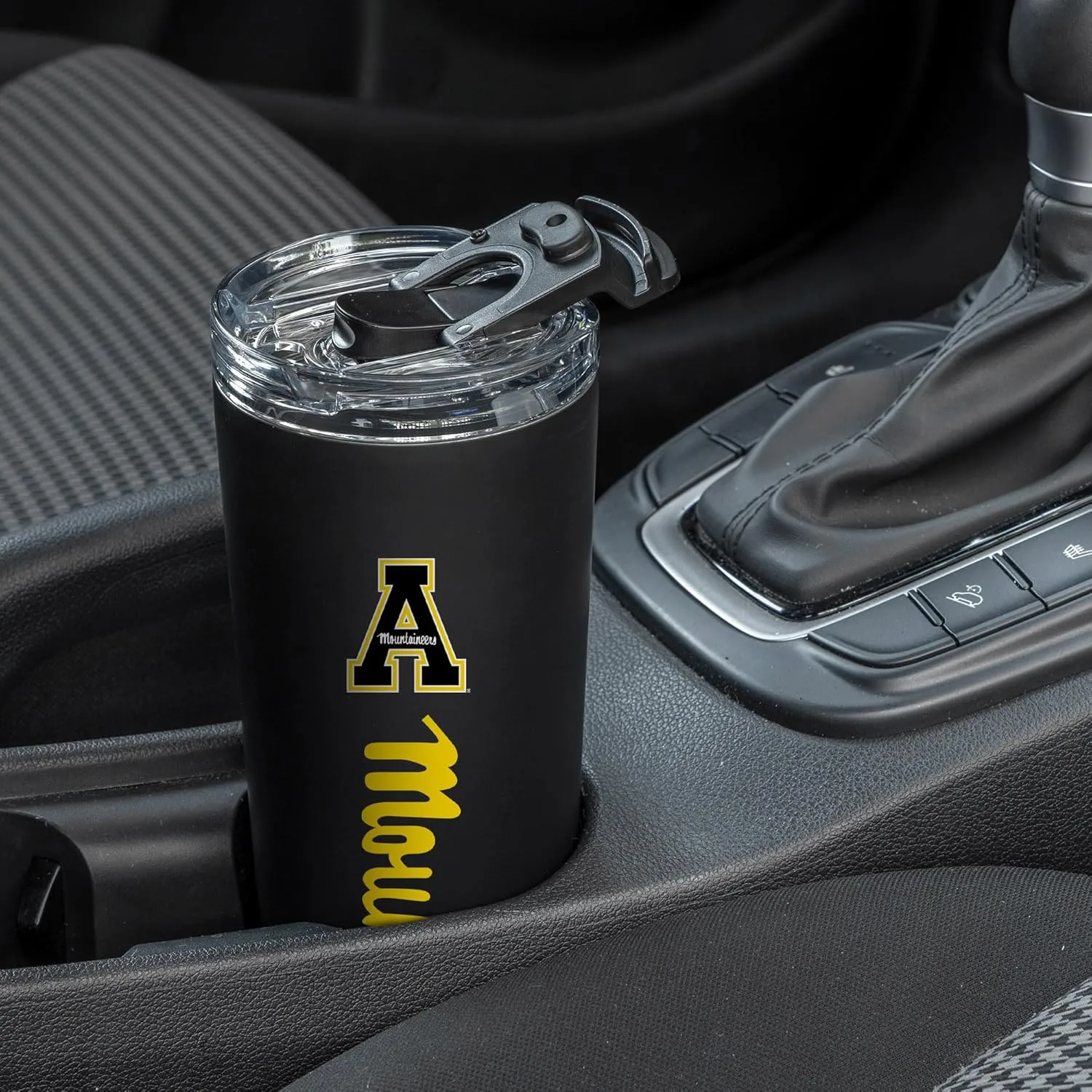 Rico Industries NCAA 24oz Stainless Steel Tumbler with Lid and Dual Functioning Lid (Sip or Use Straw)