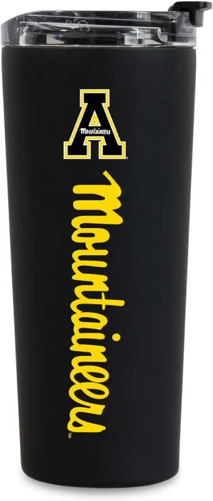 Rico Industries NCAA 24oz Stainless Steel Tumbler with Lid and Dual Functioning Lid (Sip or Use Straw)