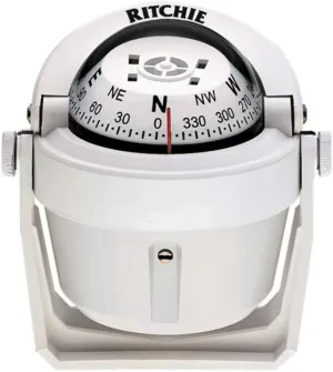 Ritchie B-51W Explorer Compass, White