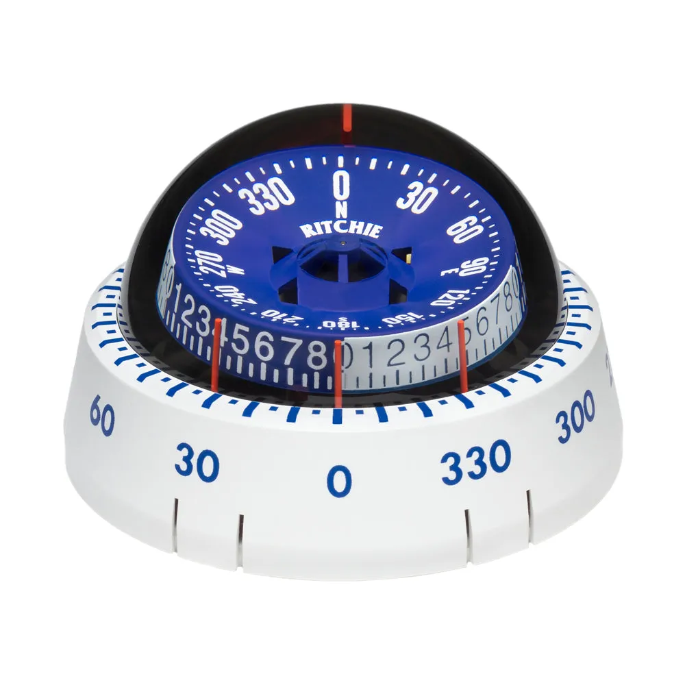 Ritchie Surface Mount X-Port XP-98W Tactician Compass (White Housing)