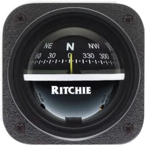 RITCHIE V-537 Explorer Compass - Bulkhead Mount - Black Dial/V-537 /