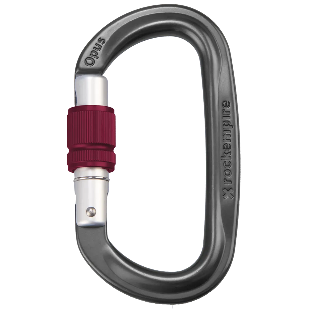 Rock Empire Opus Screw anthracite Carabiner