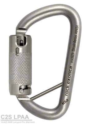 Rock Exotica Rock D Stainless Carabiner