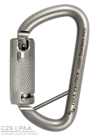 Rock Exotica Rock D Stainless Carabiner