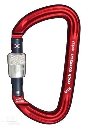 Rock Exotica rockD  Screw-Lock   Carabiner - 29Kn