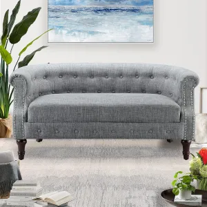 Rosevera Loveseat Sofa for Living Room - Long Couch in a Box - Love Seat Furniture - Small Area Couches