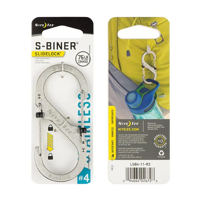 S-Biner with Lock (Stainless)