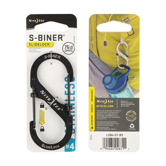 S-Biner with Lock (Stainless)