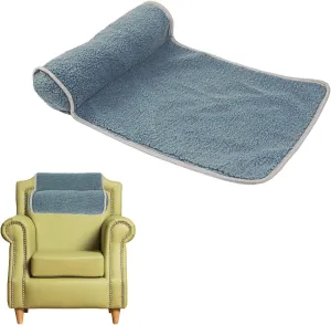 S-SNAIL-OO 1-Pack Neck Pillow for Recliner Head Pillow, 22×14" Hanging Recliner Neck and Head Pillow, Large Neck Roll Head Travel Pillow for Car/Outdoor Chair and Sofa (1Pack - Blue)