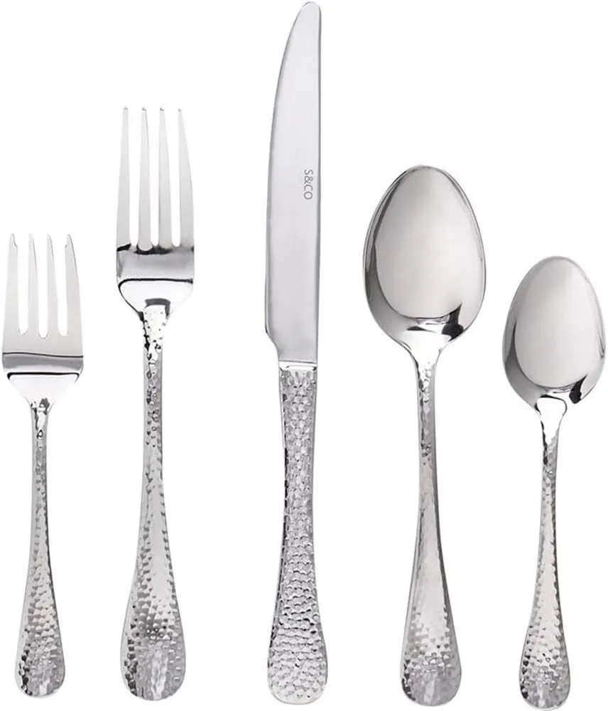 Safdie & Co. Flatware Stainless Steel 60 Piece Set Chicago
