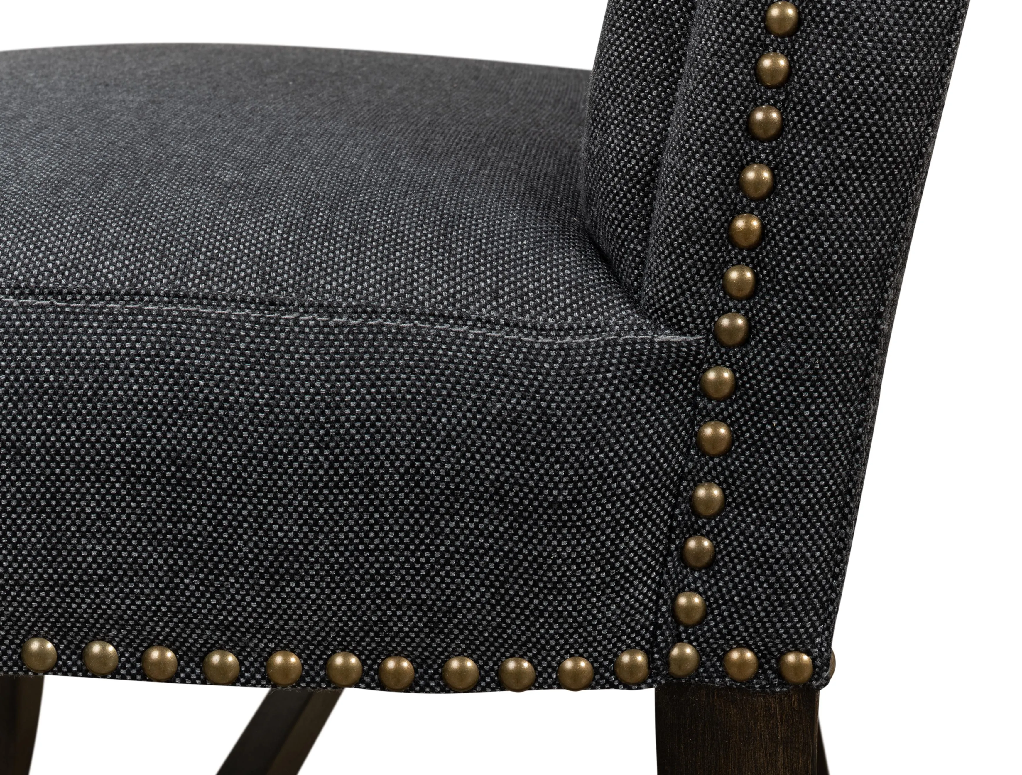 Sarreid Black High Back Dining Chair