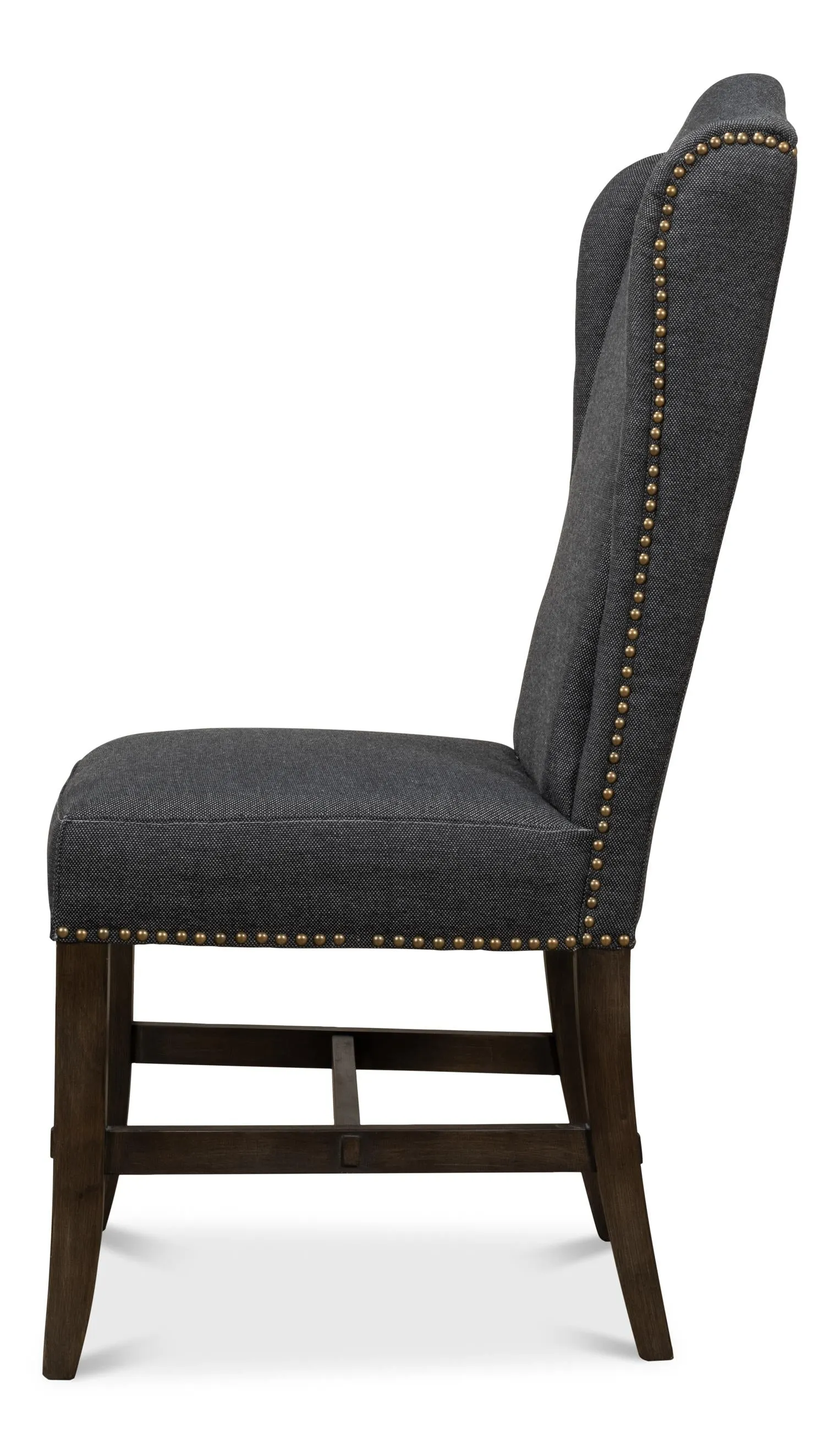 Sarreid Black High Back Dining Chair