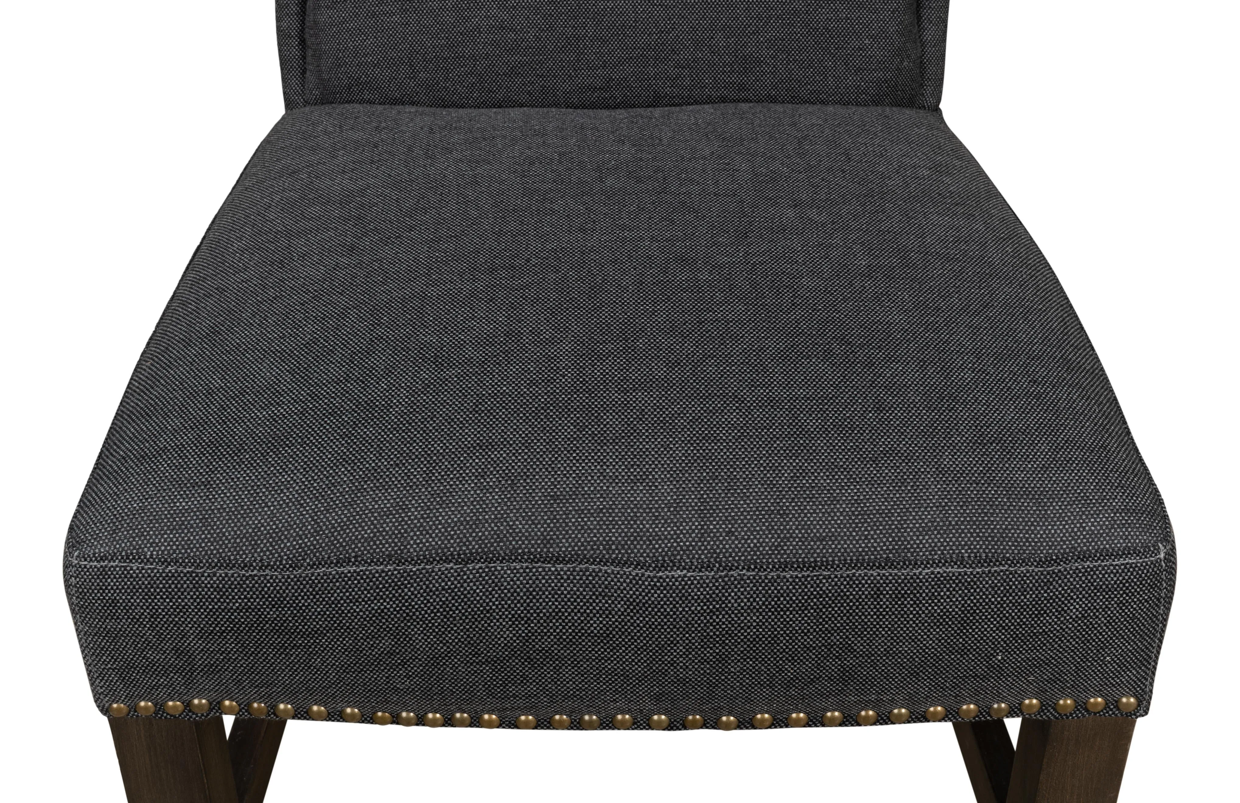 Sarreid Black High Back Dining Chair