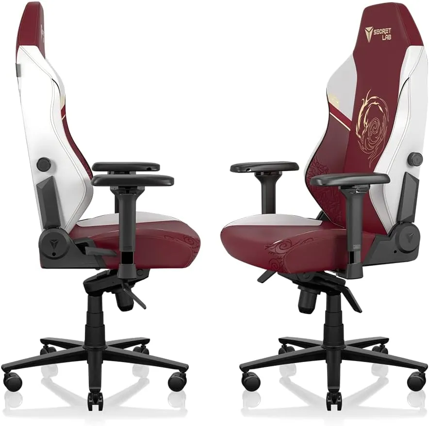Secretlab Titan Evo Ahri Gaming Chair - Reclining - Ergonomic & Comfortable Computer Chair with 4D Armrests - Magnetic Head Pillow & Lumbar Support - Small - Black/White - Leatherette