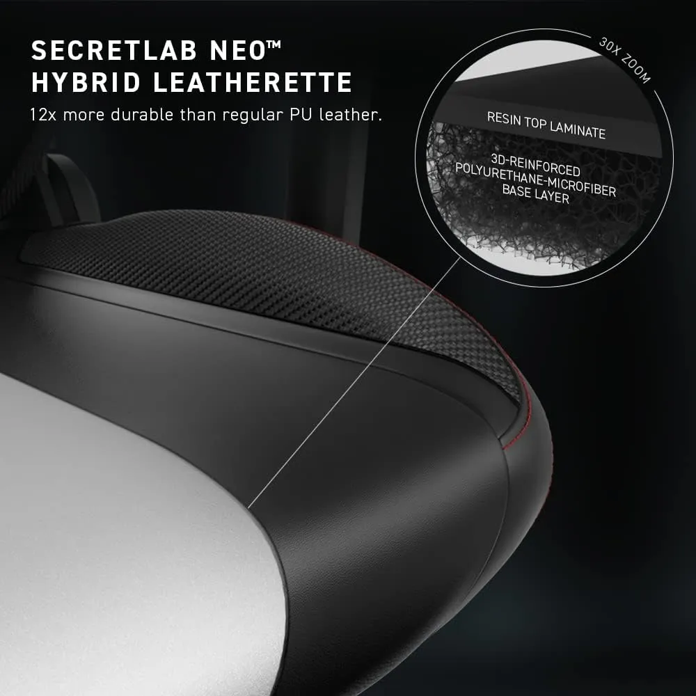 Secretlab Titan Evo Black Gaming Chair - Reclining - Ergonomic & Comfortable Computer Chair with 4D Armrests - Magnetic Head Pillow & 4-Way Lumbar Support - Small - Black - Leatherette