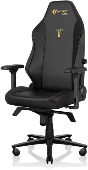 Secretlab Titan Evo Stealth Gaming Chair - Reclining - Ergonomic & Comfortable Computer Chair with 4D Armrests - Magnetic Head Pillow & 4-Way Lumbar Support - Small - Black - Leatherette
