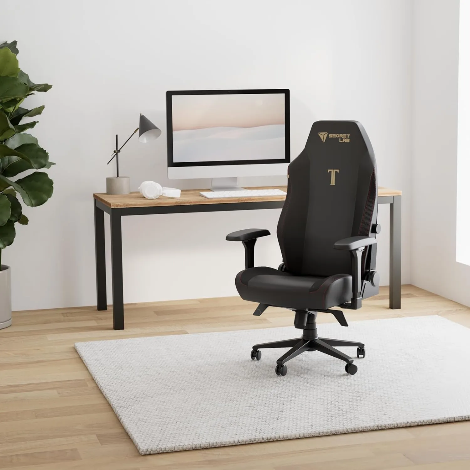 Secretlab Titan Evo Stealth Gaming Chair - Reclining - Ergonomic & Comfortable Computer Chair with 4D Armrests - Magnetic Head Pillow & 4-Way Lumbar Support - Small - Black - Leatherette