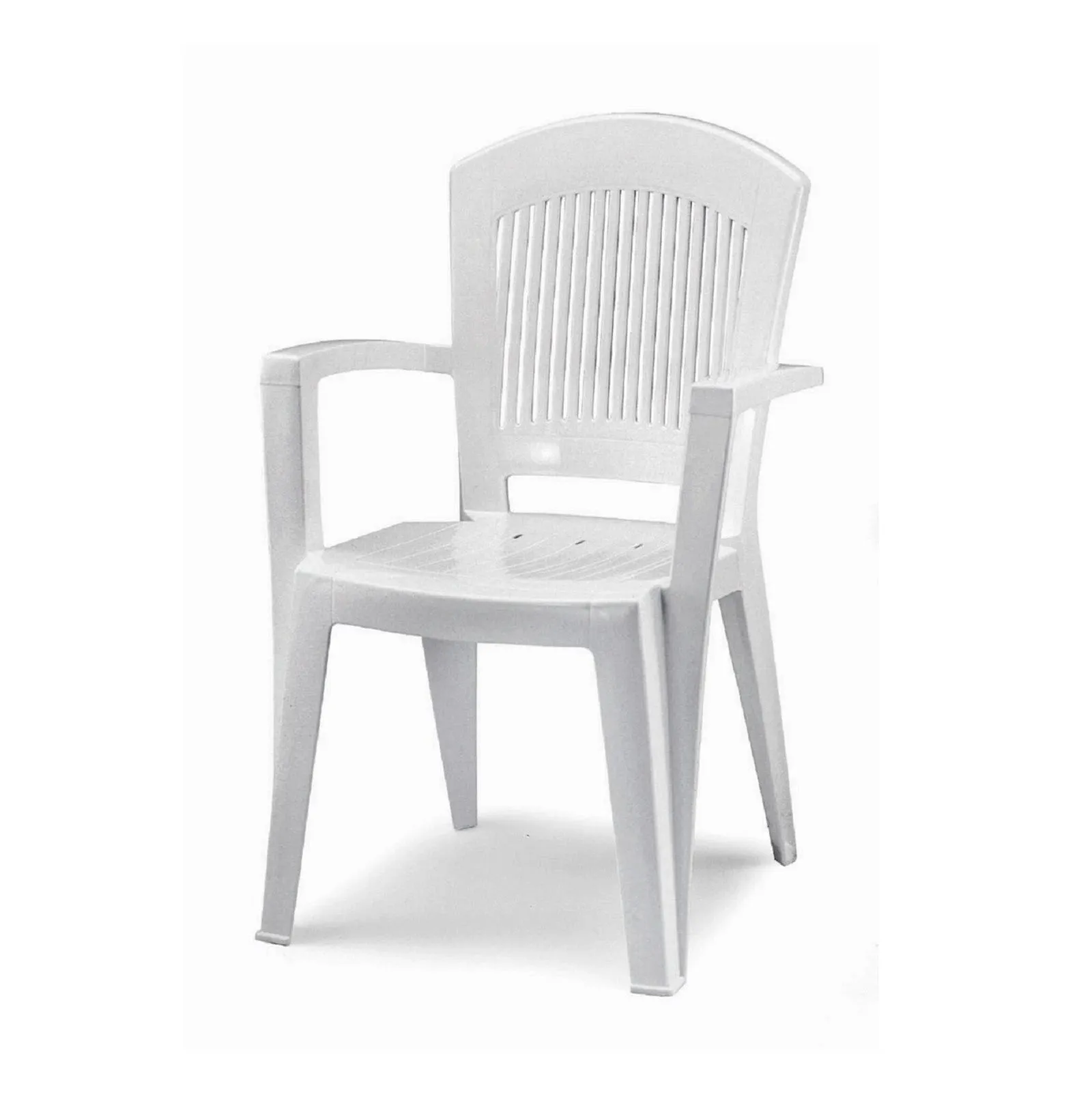 Set of 2 Super Elegant High Back Resin Armchairs