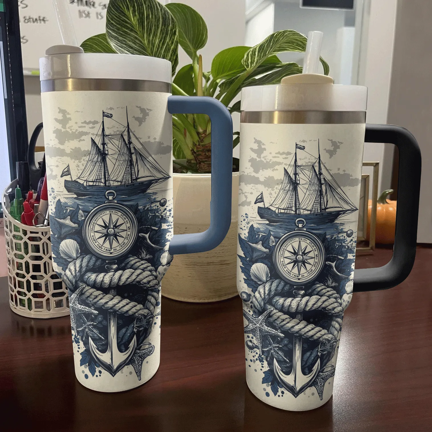 Shineful Tumbler Sailor Compass