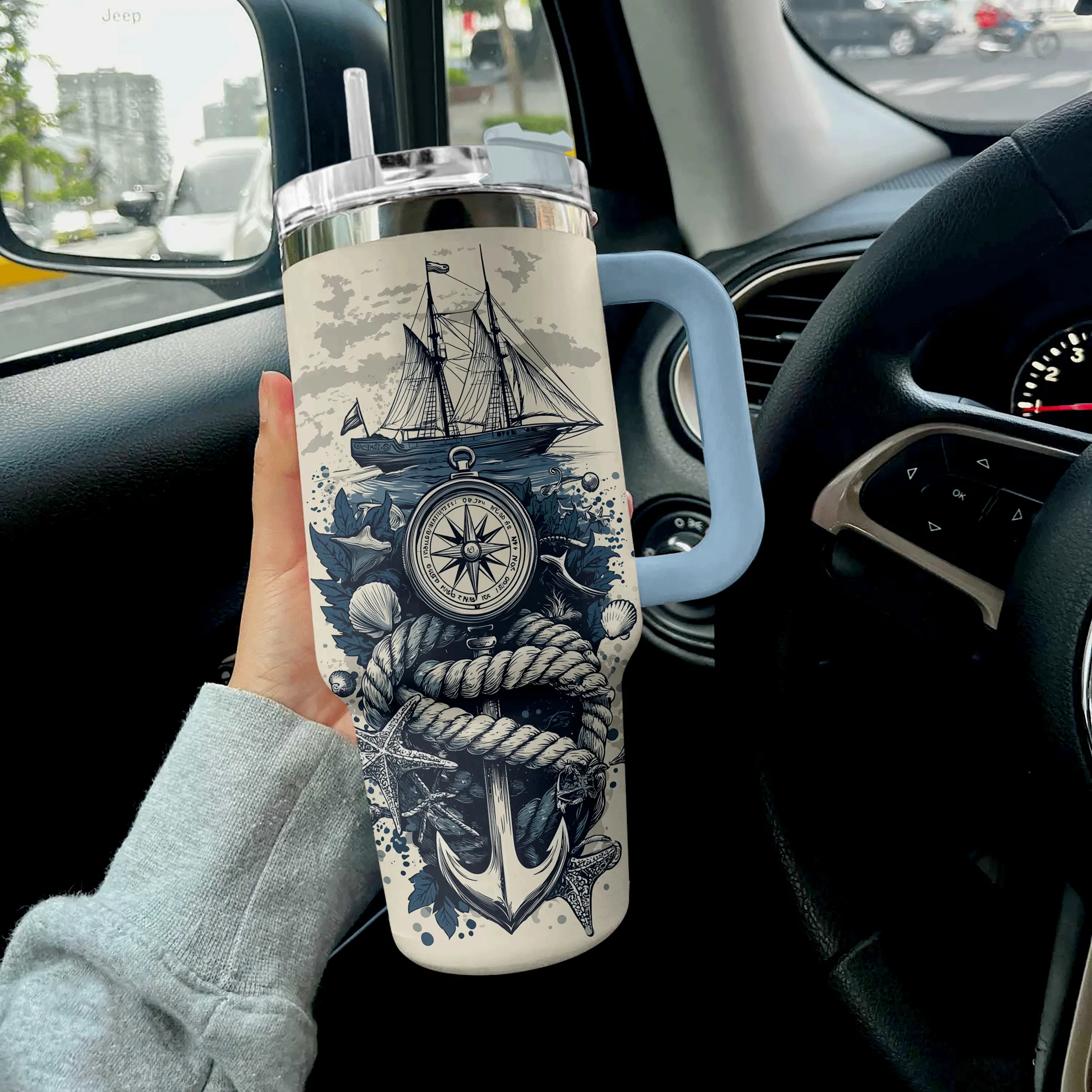 Shineful Tumbler Sailor Compass