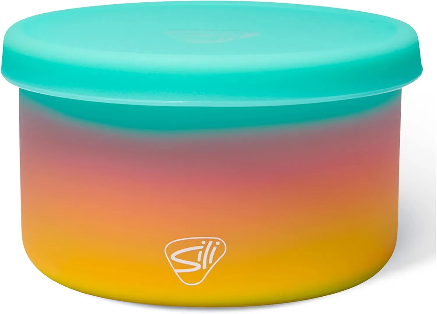 Silipint: Silicone Lidded Bowls: Set of 3: Aurora - 10, 20 & 30oz - Flexible, Unbreakable, Sustainable, Storage, Seasonal Color