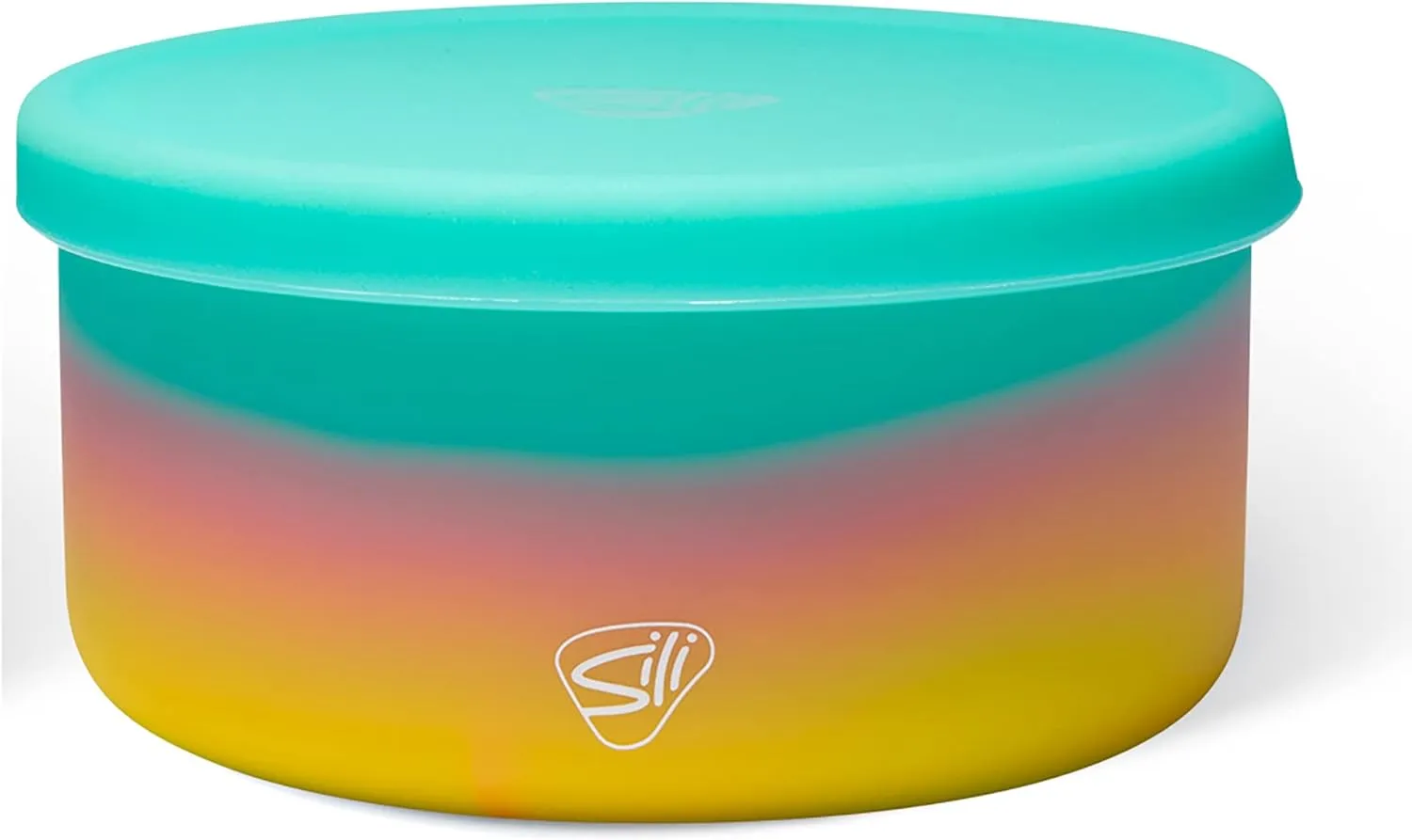 Silipint: Silicone Lidded Bowls: Set of 3: Aurora - 10, 20 & 30oz - Flexible, Unbreakable, Sustainable, Storage, Seasonal Color