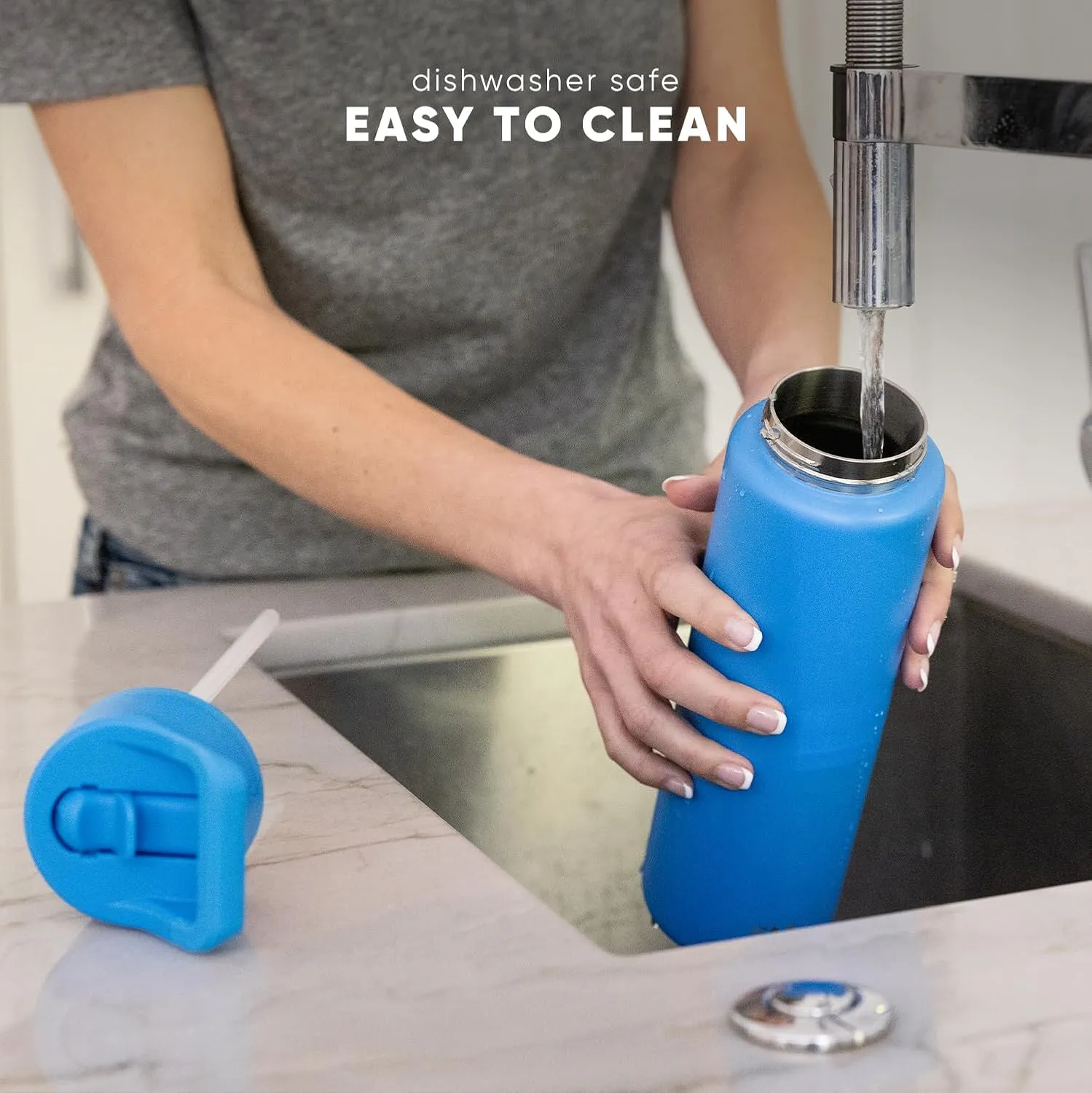 Simple Modern Water Bottle with Straw Lid | Vacuum Insulated Stainless Steel Metal Thermos | Reusable Leak Proof BPA-Free Flask for Sports Gym | Summit Collection | 30oz, Buttercup