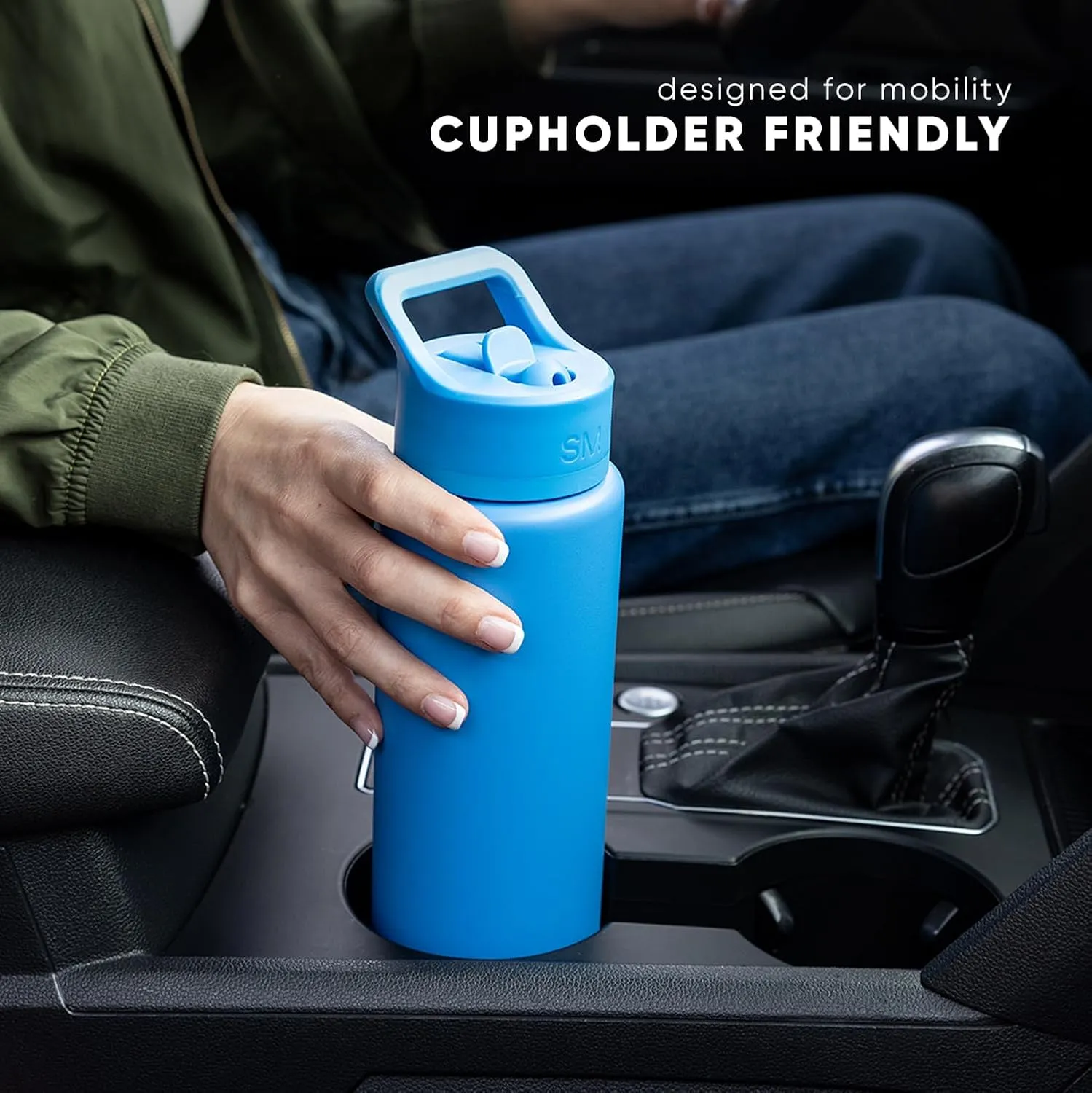 Simple Modern Water Bottle with Straw Lid | Vacuum Insulated Stainless Steel Metal Thermos | Reusable Leak Proof BPA-Free Flask for Sports Gym | Summit Collection | 30oz, Buttercup
