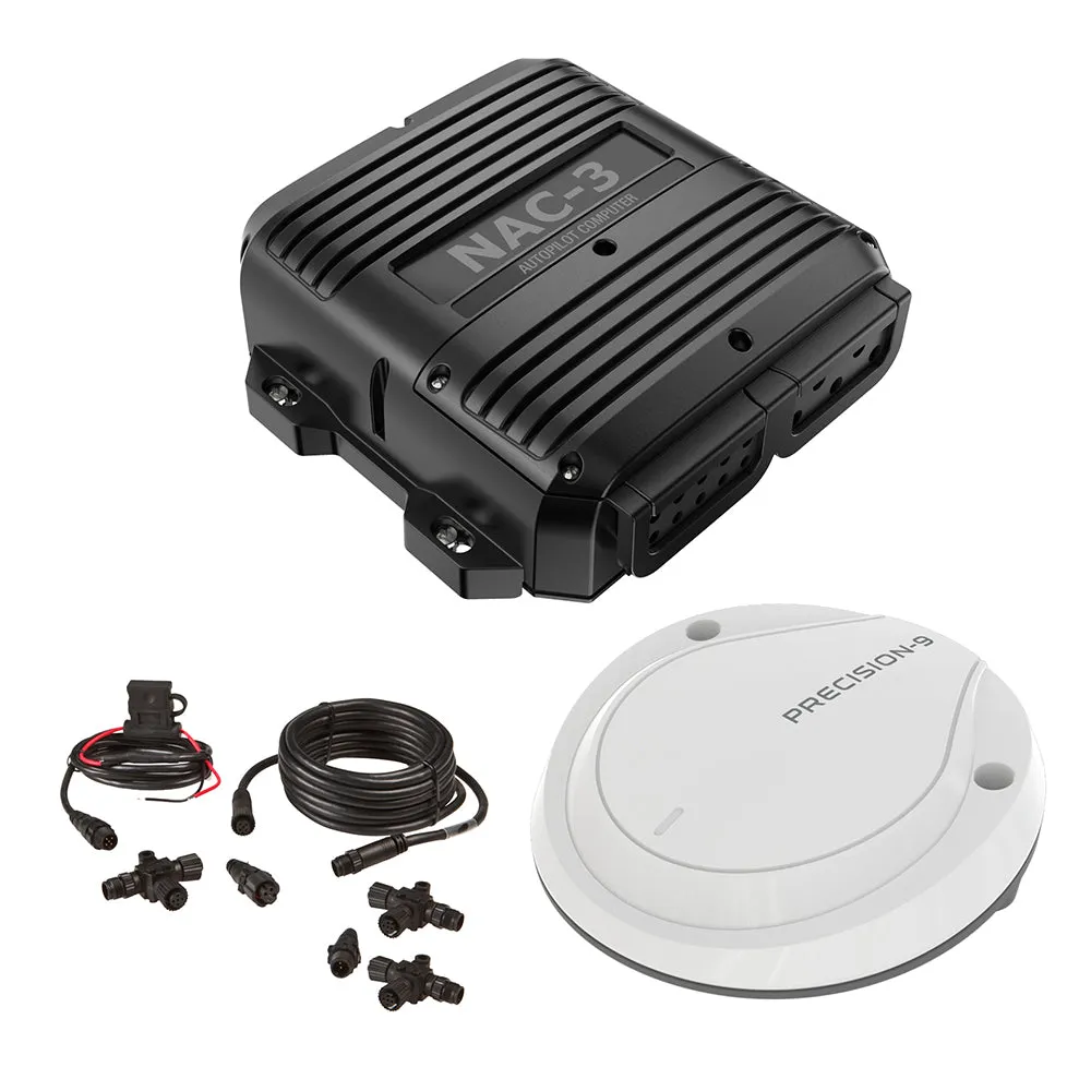 Simrad NAC-3 Variable Ratio Feedback Autopilot Corepack (with NAC-3 Precision 9 and NMEA 2000 Starter Kit)