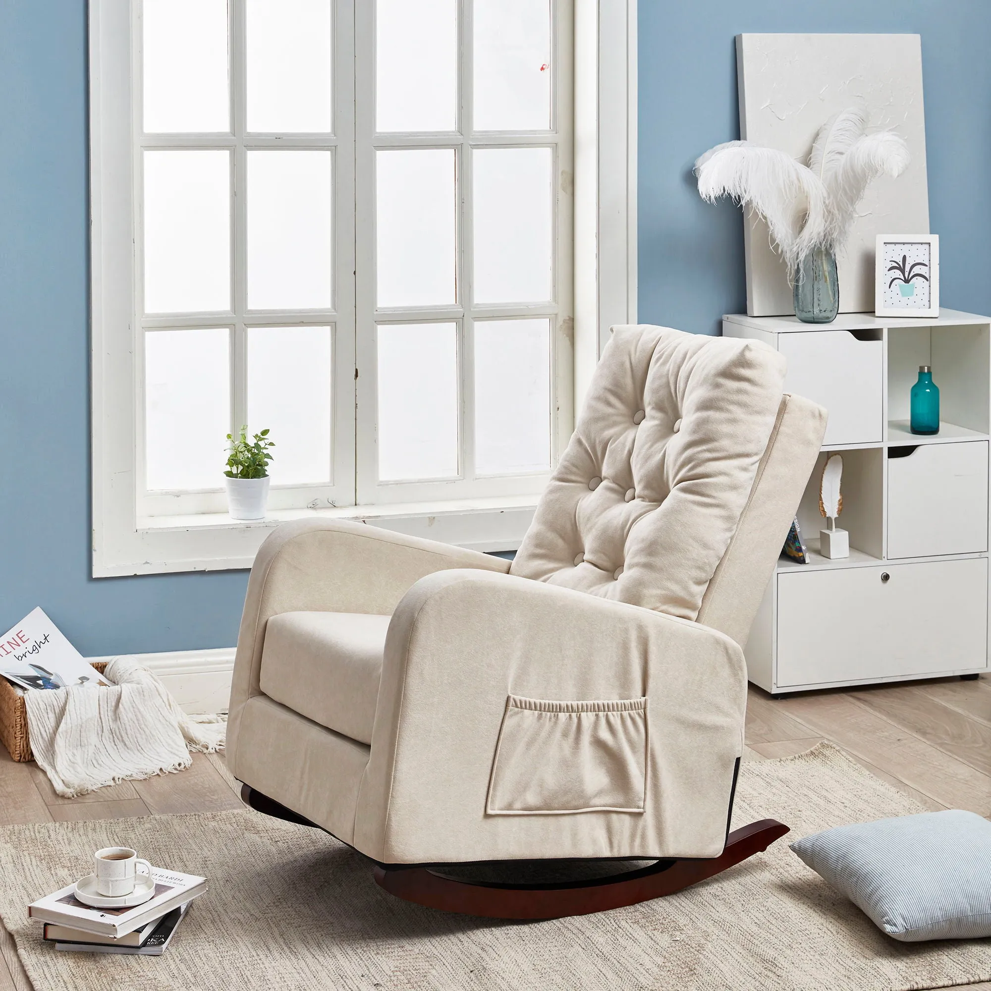 Single Sofa Reclining Japanese Chair Lazy Sofa Tatami Balcony Adjustable Chair