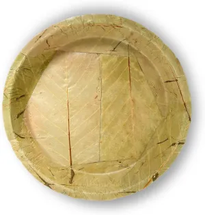 Single Use Sal Leaf Plates (11 inch, 25/pack) | Zero Waste, Biodegradable, Backyard Compostable | For Parties, Picnics, BBQ’s, Weddings, Outdoor Festivals, 11inch Plates