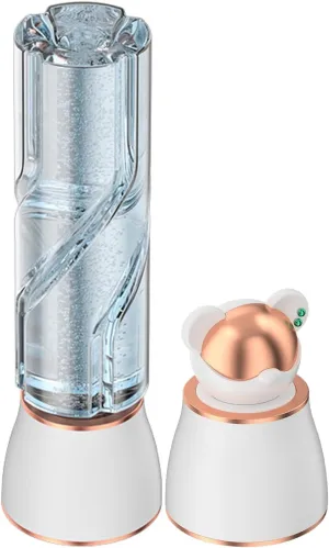 Small Hydrogen Rich Water Generator Bottle, SPE/PEM Home Office Sports Hydrogen Generator, 2000-3000ppb High Concentration H2, Portable and Easy Carry