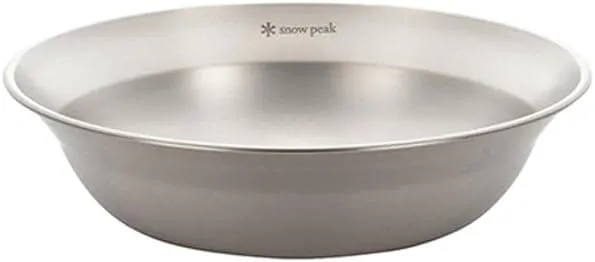 Snow Peak Stainless Steel Tableware Bowl L,Silver,TW-031K