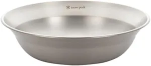 Snow Peak Stainless Steel Tableware Bowl L,Silver,TW-031K