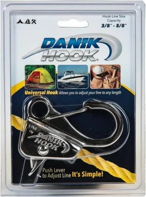 Stainless Steel Adjustable Anchor Hook – Knotless Marine Anchor System for Boats, RVs, and Outdoor Use – Quick Release, 8,000 lb Capacity (Anchor Line Not Included)