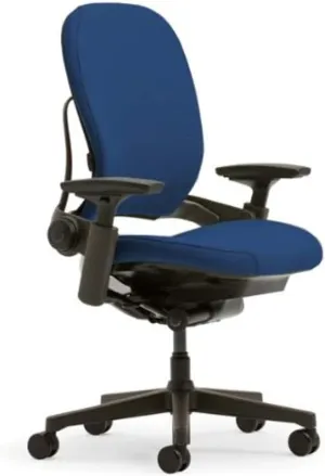 Steelcase 46296179 Leap Plus Office Desk Chair with 500lb Capacity, Blue Fabric