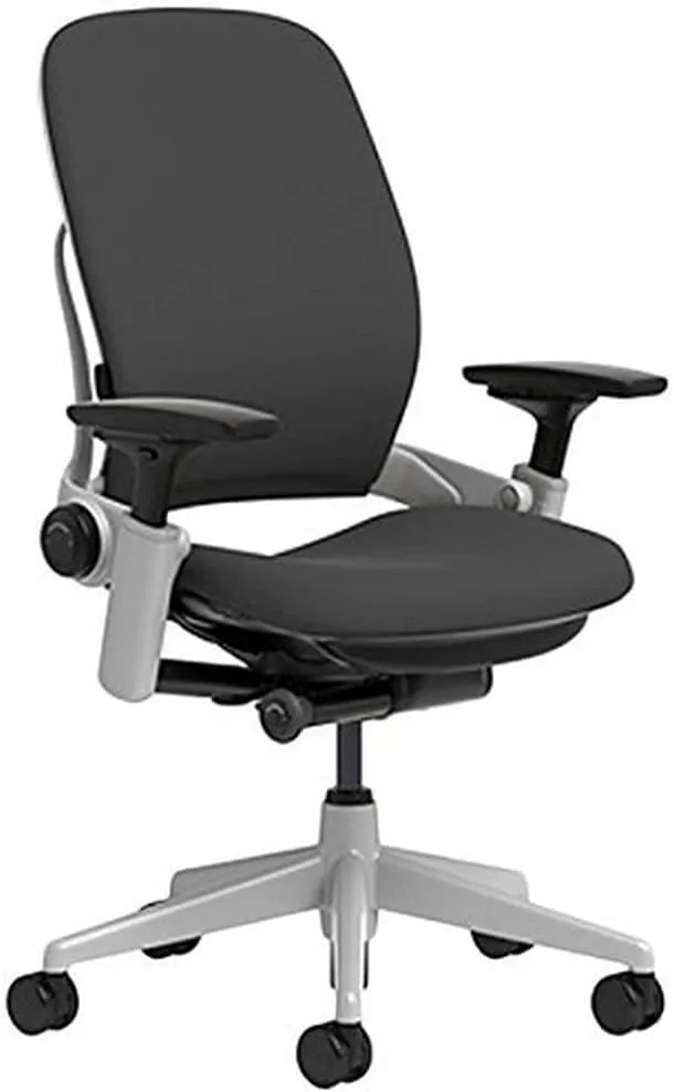 Steelcase Cogent Licorice Leap Upholstered Hard Casters
