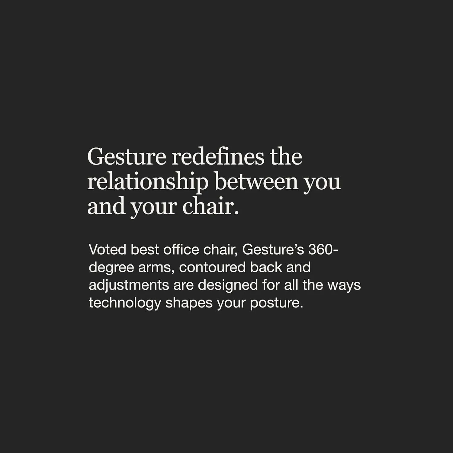 Steelcase Gesture Office Chair with Head Rest - Ergonomic Work Chair with Wheels for Carpet - Comfortable Office Chair - Intuitive-to-Adjust Chairs for Desk - 360-Degree Arms - Licorice Fabric