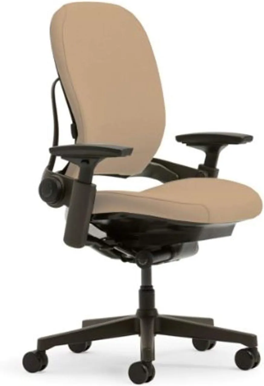 Steelcase Leap Plus Chair with 500 lb Capacity, Barley Fabric