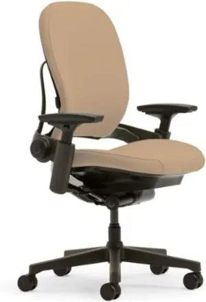Steelcase Leap Plus Chair with 500 lb Capacity, Barley Fabric