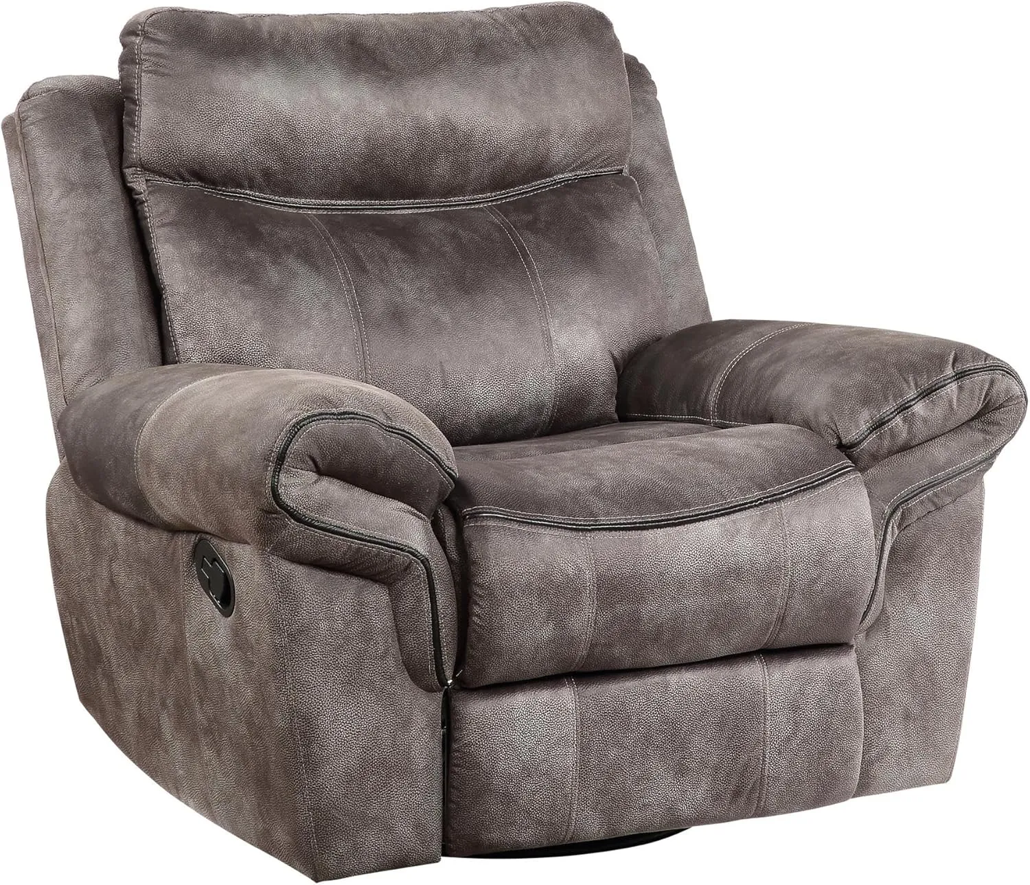 Steve Silver Co Nashville Glider Comfortable and Stylish Gliding Motion in Neutral Grey Recliner, Gray