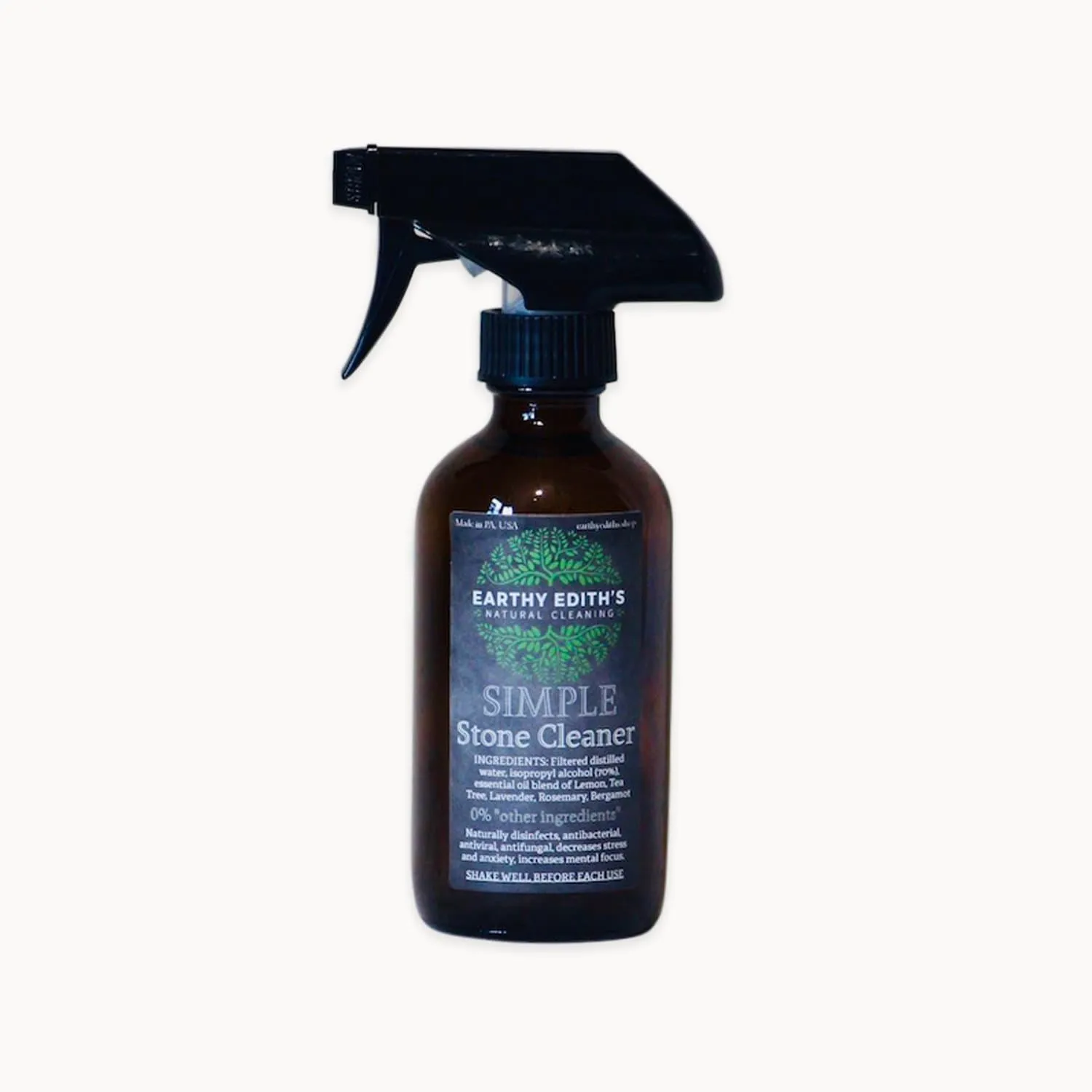 Stone Cleaner Spray - Vegan, Refillable, Granite Disinfectant