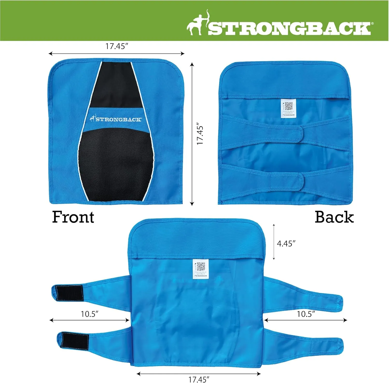 STRONGBACK Lumbar Support Stadium Seats for Bleachers – Ergonomic Chairs with Back Support for Adults & All-Day Comfort