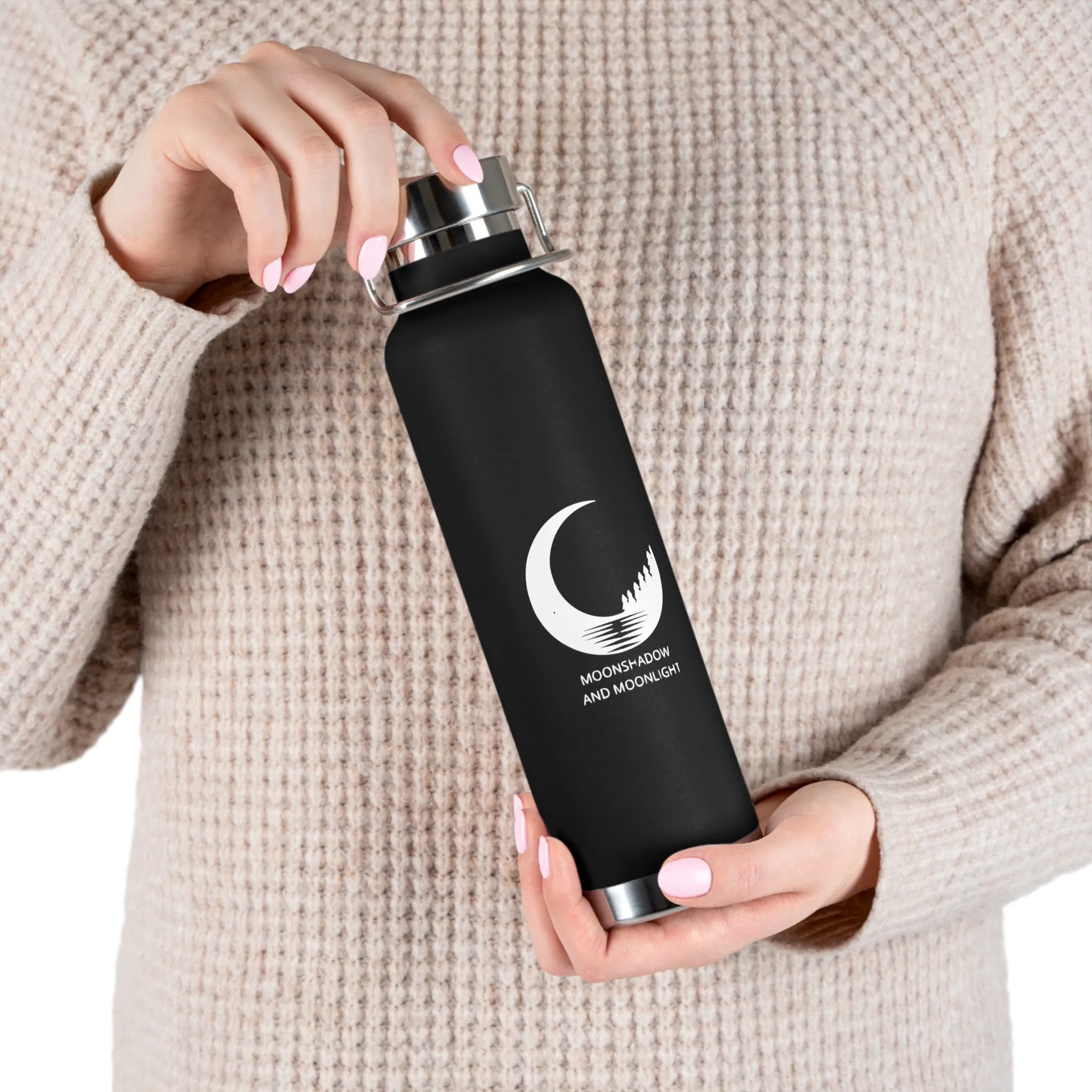 Stylish Insulated Water Bottle with the MoonShadow and MoonLight Design, Nature Lover Gift, Travel Mug, Eco-Friendly Hydration, Commuter Flask, Camping [...]