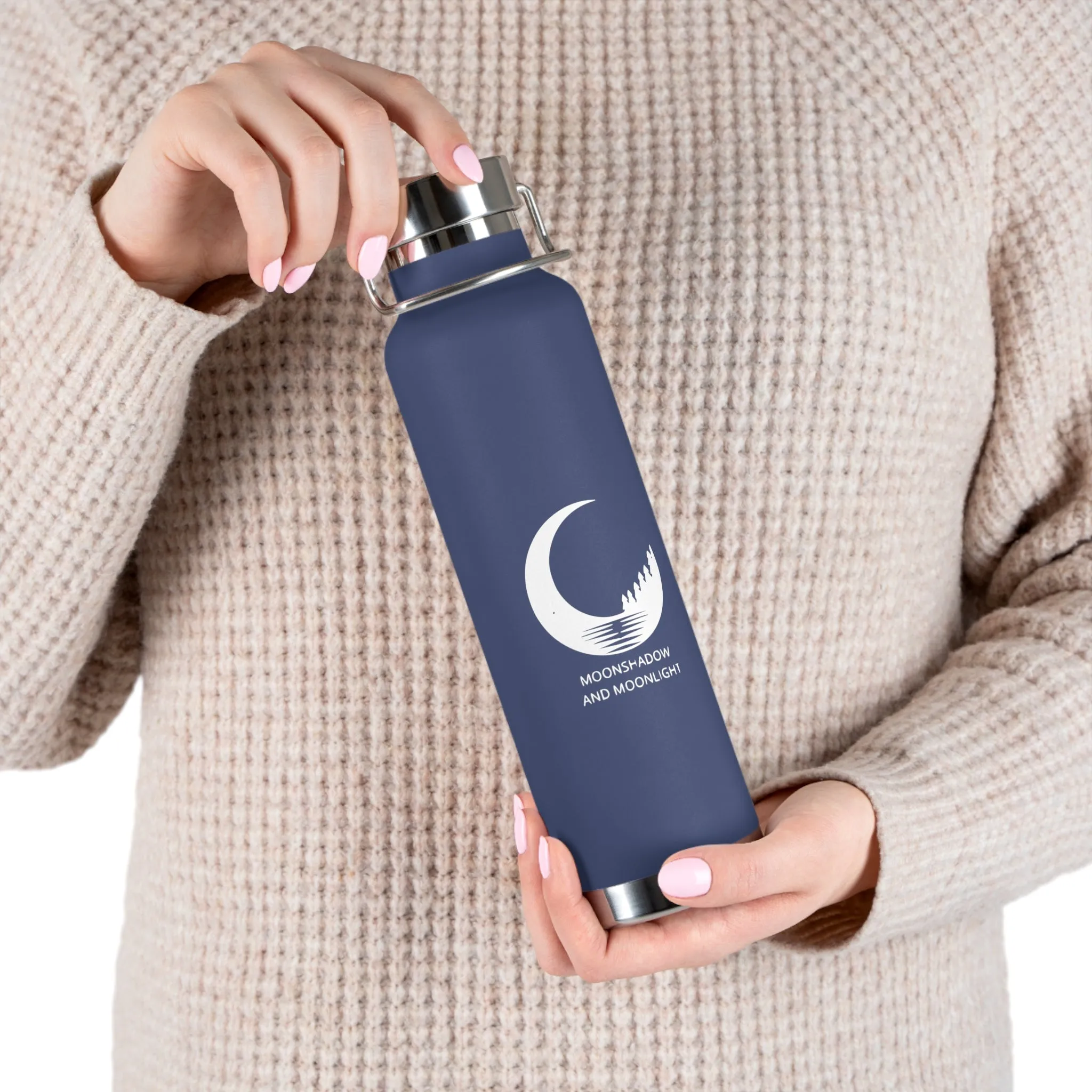 Stylish Insulated Water Bottle with the MoonShadow and MoonLight Design, Nature Lover Gift, Travel Mug, Eco-Friendly Hydration, Commuter Flask, Camping [...]