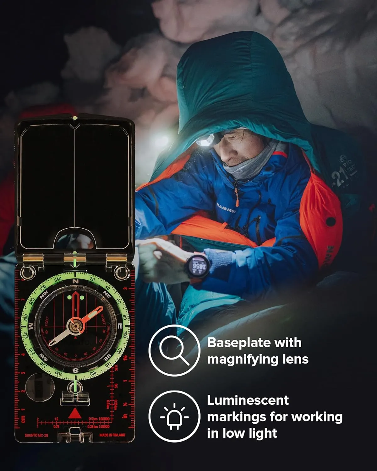 SUUNTO MC-2 Compass: Top-of-The-line Compass for Professionals & serious Hikers